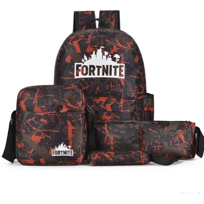 3 Pack Sac à Dos Sac d'ordinateur, Fortnite Sac à Dos d'impression Sac à Dos Bookbag Femmes Sac porté Dos Scolaire A12