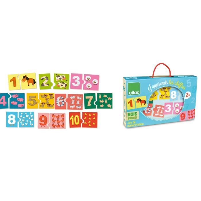 VILAC J'Apprends Les Chiffres Jeu De Numération