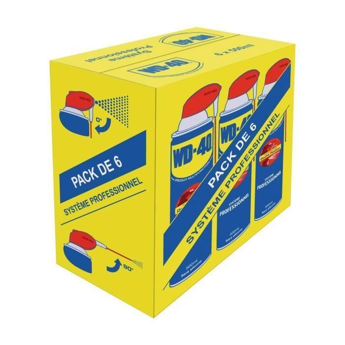 Wd40 500ml pack 6pces