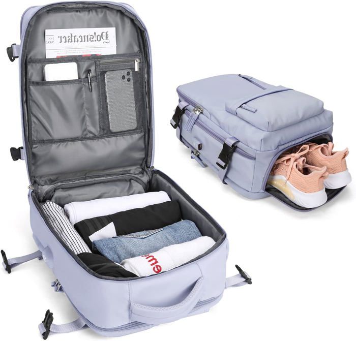 Bagage Cabine Ryanair 40X20X25 Sac ?? Dos Femme Sac ?? Dos Voyage Cabine Avion Easyjet 45X36X20 