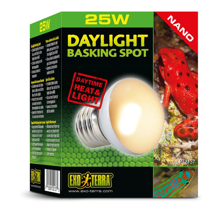 Lampe pour terrarium - EXO TERRA - Daylight Basking Spot Nano 25W - 25W - Blanc - Chaleur naturelle Lampe pour terrarium - EXO TERRA - Daylight Basking Spot Nano 25W - 25W - Blanc - Chaleur naturelle