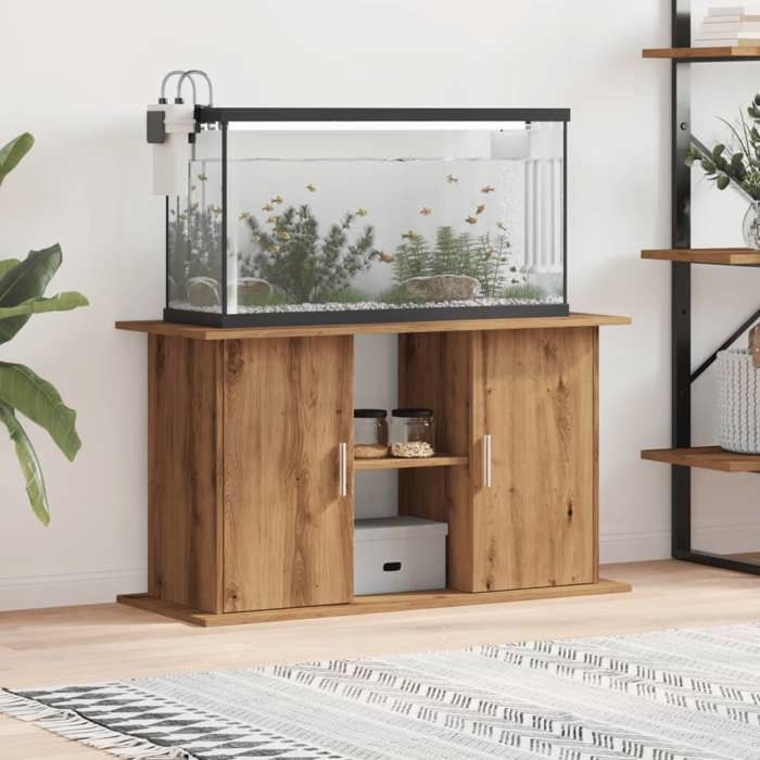 Meilleurs prix pour Bonne Support daquarium chêne artisanal 101x41x58 cm bois ingénierie - YXM FR368171