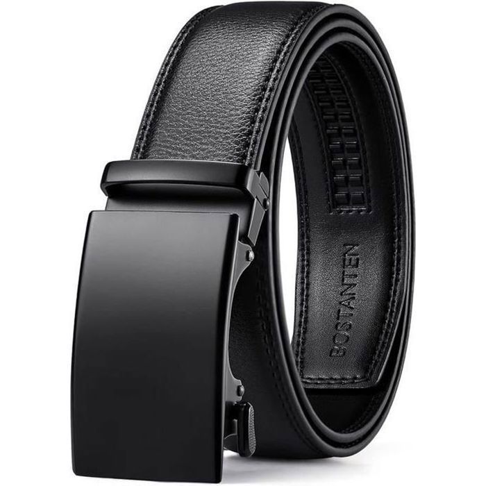 Ceinture - GYROOR - Modèle Automatique - Cuir Noir - 120CM - Pour Homme - Foto 7