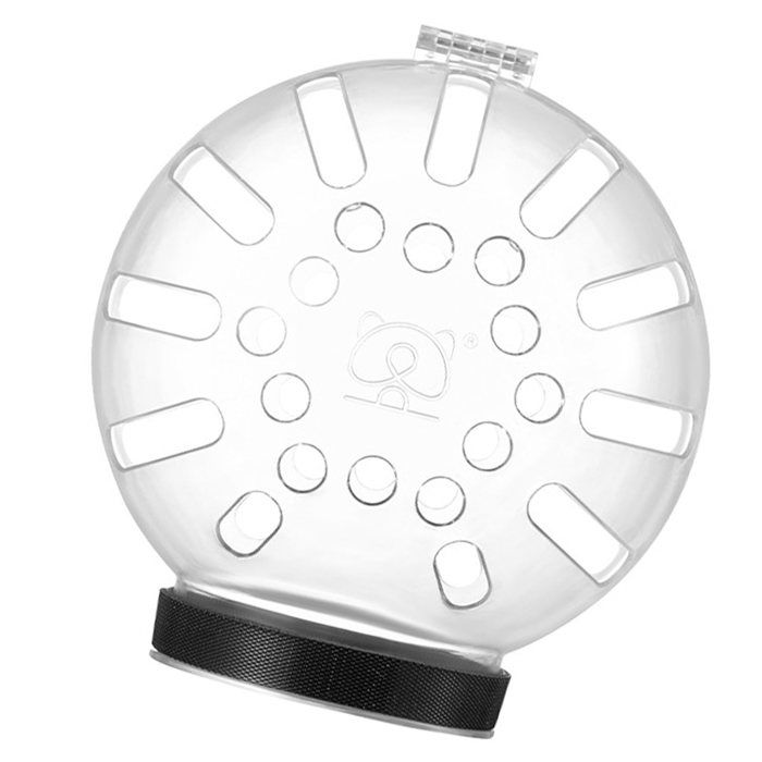 Muselière pour chat - Transparent - Plastique - Légère - Respirante - Idéale pour toilettage