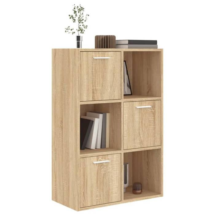 SALE dhiver Bibliothèque moderne Jills Armoire de rangement Chêne sonoma 60x295x90 cm Bois ingénierie BB79