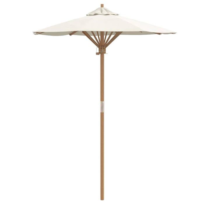 Vidaxl Parasol de terrasse Crème - vue 2