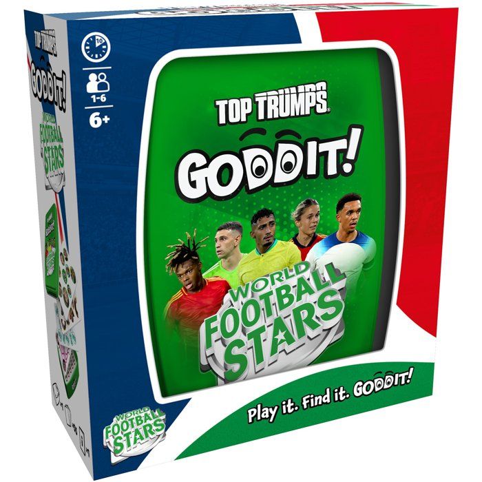 Jeu de Cartes Winning Moves Goddit Top Trumps WM05532-ML1-6 – Football Stars 1 à 6 Joueurs - vue 5