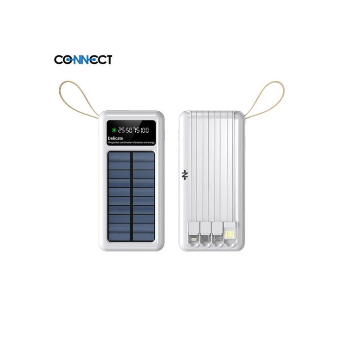 Batterie externe Power Bank Solaire CONNECT MC-BESB02 20000mAh légère et performante Batterie externe Power Bank Solaire CONNECT MC-BESB02 20000mAh légère et performante