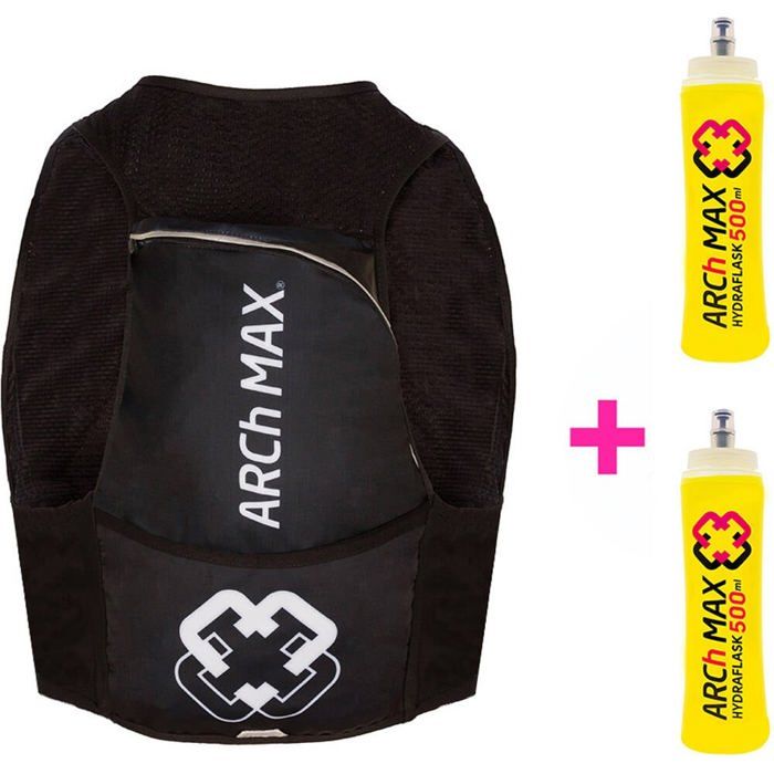 Arch Max ACCESORIOS RUNNING HYDRATION GILET- 8L + SF500ML Unisexe NEGRO Arch Max ACCESORIOS RUNNING HYDRATION GILET- 8L + SF500ML Unisexe NEGRO