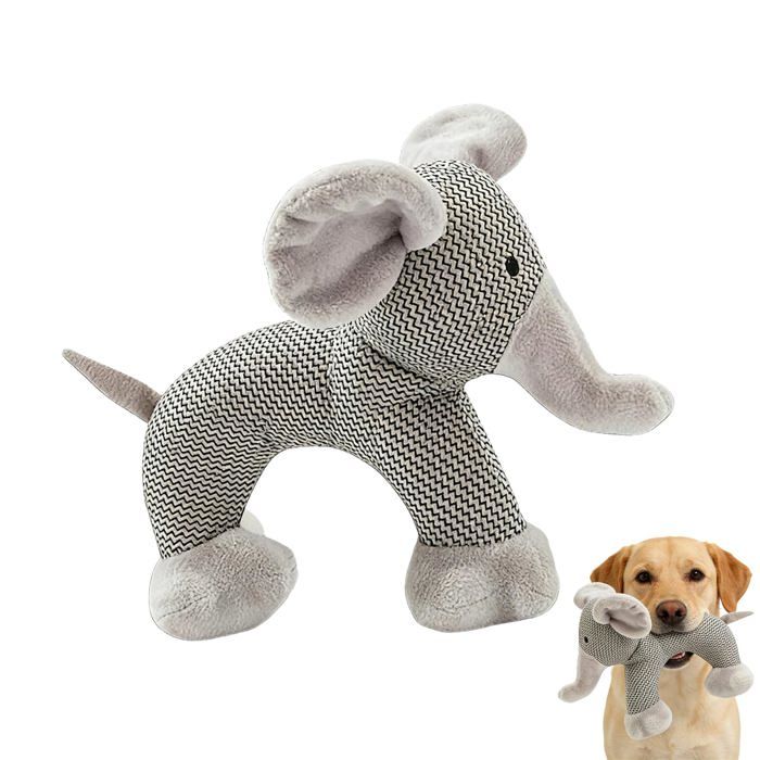Peluchés pour chiens de grande taille coussins couineurs interactifs mâcheurs dentition enrichissement QIEDOVIEY