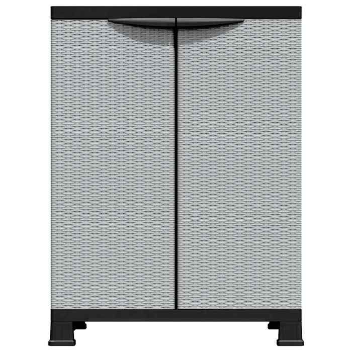 (8708)Moderne Cabinet en plastique 68x39x92 cm Design de rotin poid:7 kg