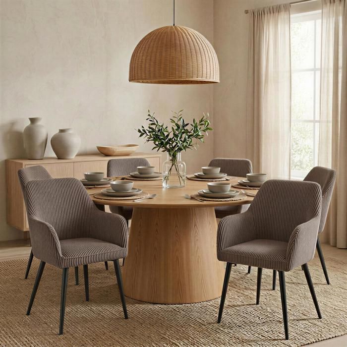 Lot de 2 Chaises de Salle à Manger VERONA en Tissu Coloris Taupe Avec Accoudoirs Assise Rembourrée et Dossier Enveloppant Lot de 2 Chaises de Salle à Manger VERONA en Tissu Coloris Taupe Avec Accoudoirs Assise Rembourrée et Dossier Enveloppant
