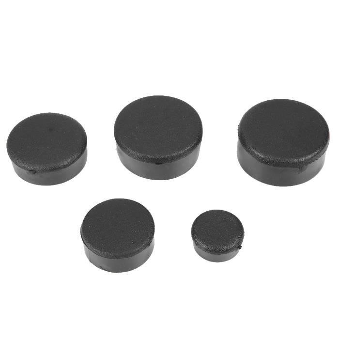 16 Bouchons Noirs Uxcell - Pour Trous De 6-6.3mm, Diamètre De Prise 6.5mm