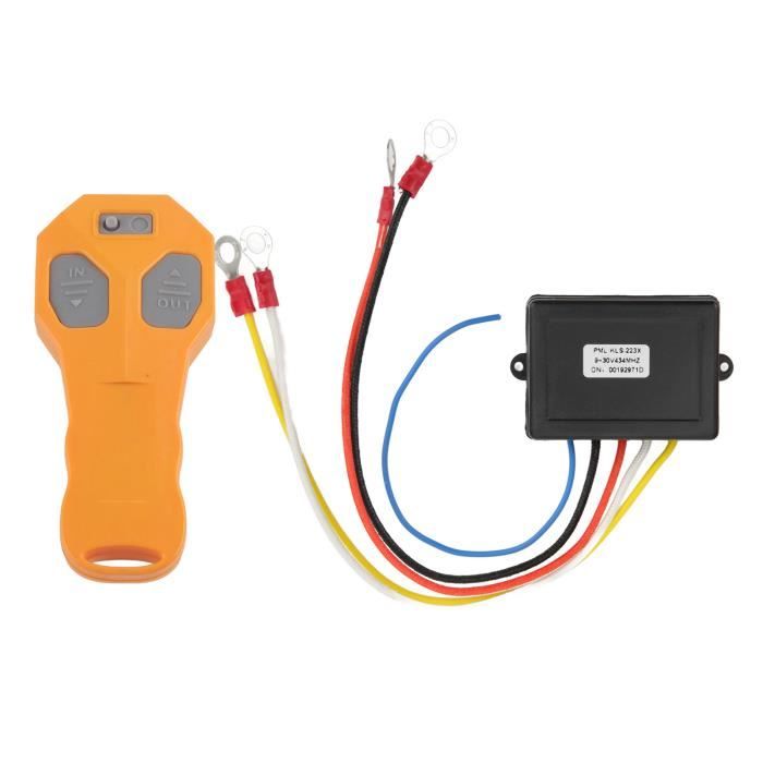 Treuil électrique Sans Fil Pour Voiture Avec Télécommande Manuelle - Modèle 2450 Neuf
