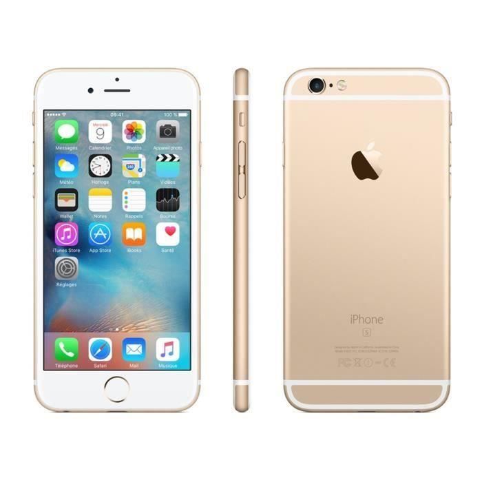 Vente Téléphone portable IPhone 6 64 Go Or Reconditionné - Comme Neuf pas cher Vente Téléphone portable IPhone 6 64 Go Or Reconditionné - Comme Neuf pas cher