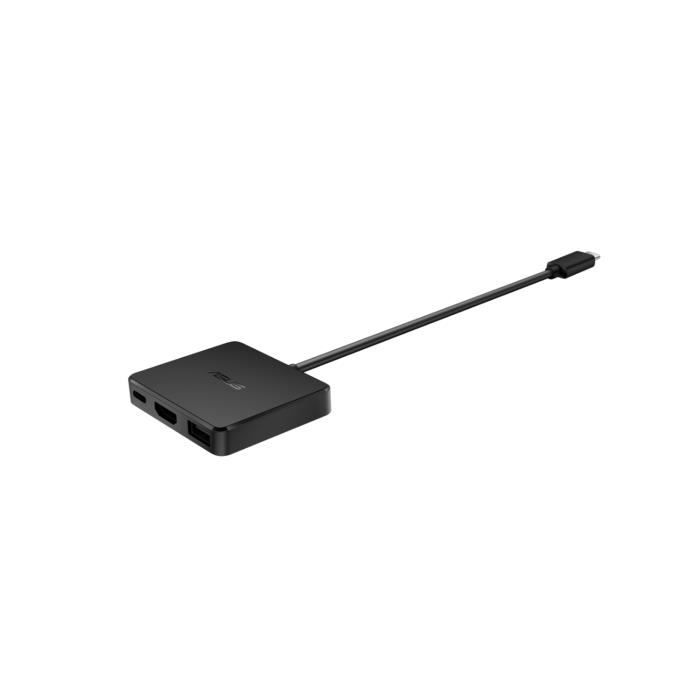 Mini station d'accueil USB-C pour Zenbook - ASUS - Noir - HDMI 4K - USB Type-A/C - Relais d'alimentation 100W