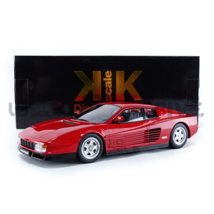 KK Scale Models - Miniature Ferrari F40 1987 Rouge - Échelle 1:18, Modèle Métal De Collection (Réf. 180694R, Dès 14 Ans)