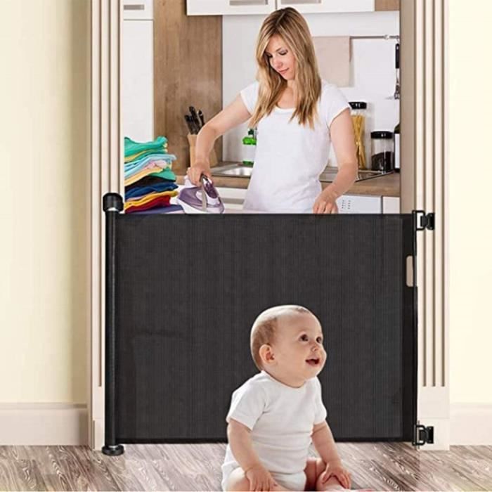 Barrière de sécurité rétractable pour bébé