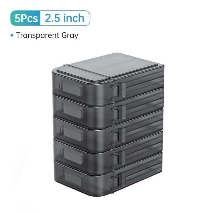 5 Housses Protection Disque Dur 3.5" ORICO - Étanches Et Antichoc - Pour Stockage Et Transport Sécurisé