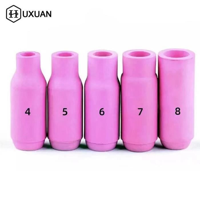2 Buses Céramique PYREX GR7 Pour Torches TIG WP 17, 18, 26 - Consommables Soudage Haute Qualité