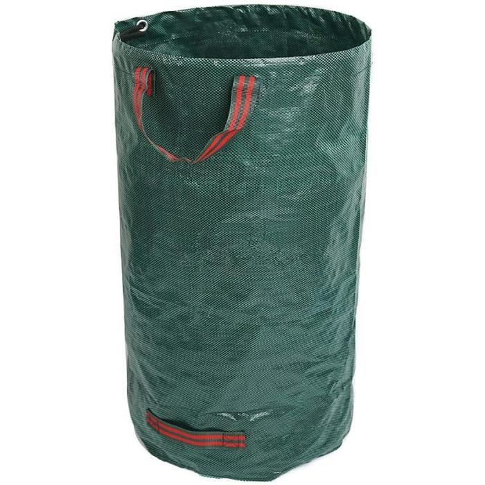 Sac De Jardin 120 Litres Avec Poignées Pliable Jardinage Dechets Verts