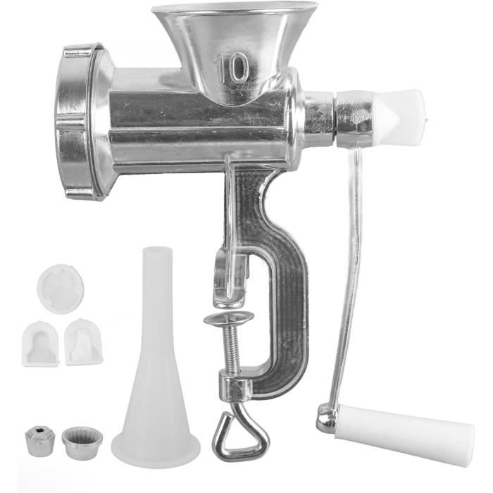Hachoir à Viande Manuel En Alliage D'Aluminium - Fixation Sur Table, Pour Boulettes, Saucisses, Viande Hachée Maison