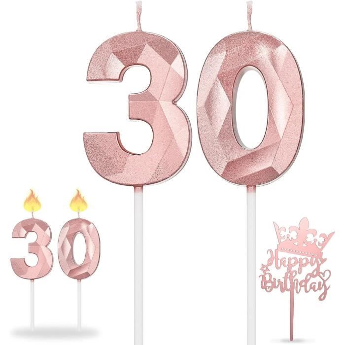 30 ans de fabuleux, 30e anniversaire, 30e anniversaire, 30 gâteaux topper, 30  ans bénis, signe du 30e anniversaire, vive les 30 ans de gâteau topper -   France