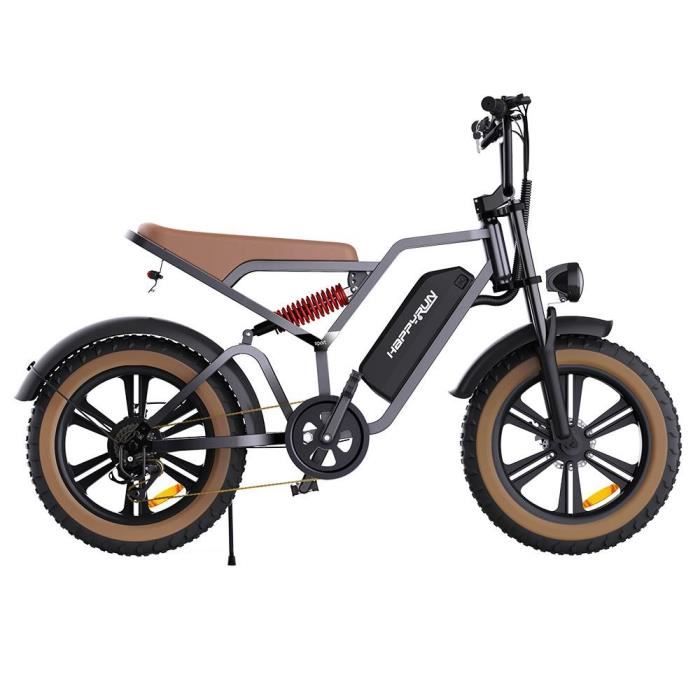 Vélo Électrique Pliable RCB - 20 Pouces, 250W, 80km Autonomie, Parfait Pour La Ville Et Les Terrains Variés