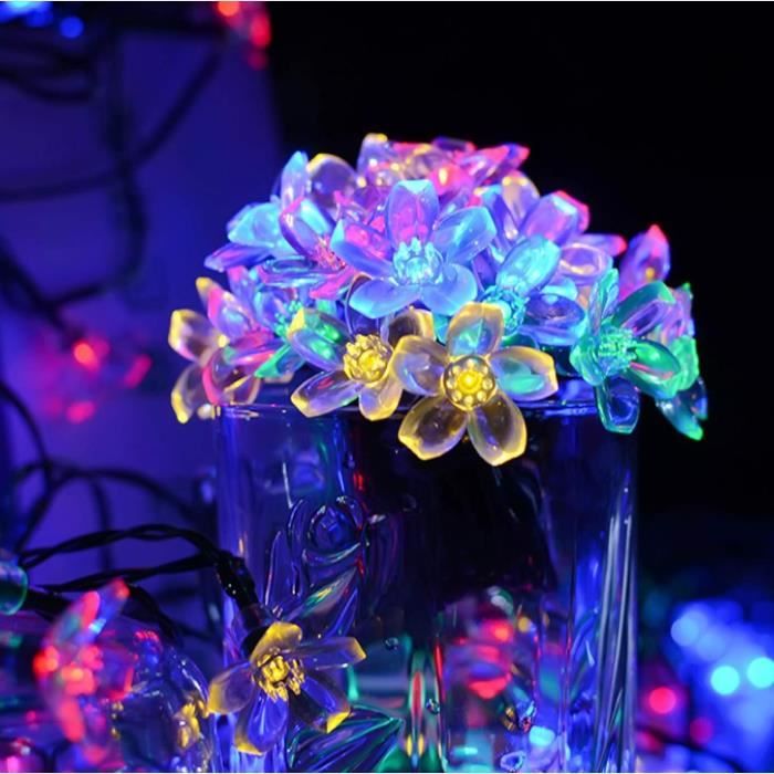 Guirlande Lumineuse Fleur De Cerisier Blanc - 96 LED Avec Minuterie - 1,80m - Neuf