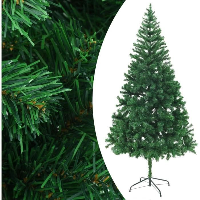Sapin de Noël artificiel avec support - Bleu - 210 cm - En PVC - Avec support en métal - Pour intérieur et extérieur - Décoration de vacances saisonnières - Décoration d'intérieur Sapin de Noël artificiel avec support - Bleu - 210 cm - En PVC - Avec support en métal - Pour intérieur et extérieur - Décoration de vacances saisonnières - Décoration d'intérieur