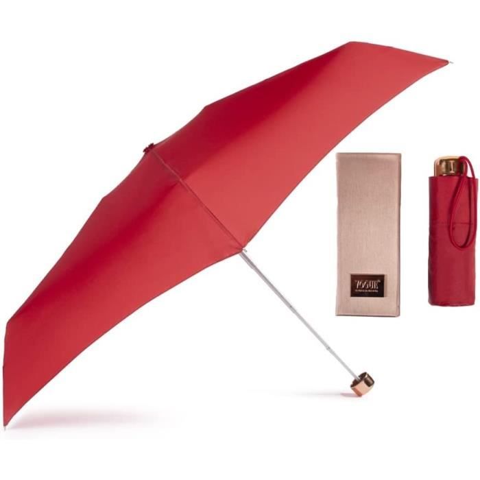 Parapluie Mini Femme Ultra Léger 115g PARIMEX SUN&RAIN - Pliant Anti-Vent Protection Solaire SPF50+