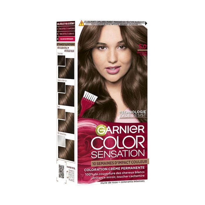 Lot De 4 Colorations Douces GARNIER Movida 35 Châtain - Neuf, Origine France