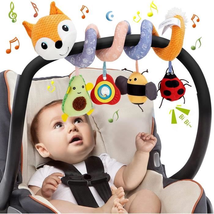 Jouets Eveil Pour Poussettes Peluche Spirale D activit B b Avec jouets-eveil-pour-poussettes-peluche-spirale-d-activit-b-b-avec