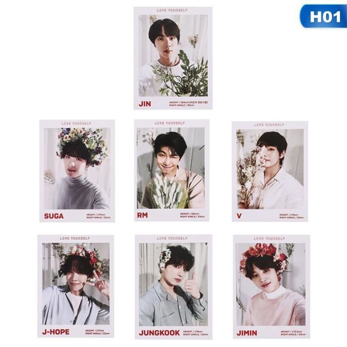 yuhiugre Kpop BTS Selfie Carte Postale Mini Lomo cartes Cadeau Parfait pour les Fans N/A N/A H02 