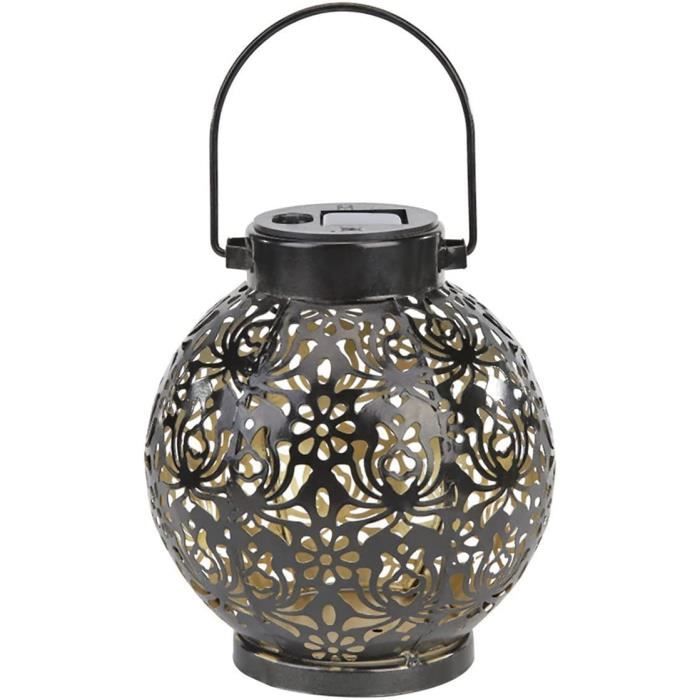 Lampe De Poche Rétro En Métal - Lanterne Vintage Pour Extérieur - Argent - Piles
