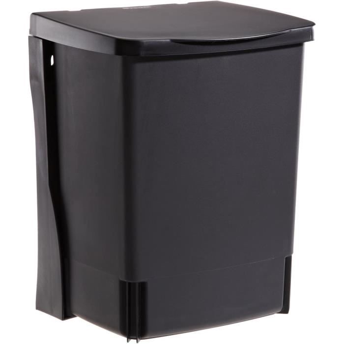 Poubelle De Salle De Bain En Porcelaine - Motif Saule Noir Sur Fond Floral - Hauteur 10 Pouces (~25 Cm) - Neuf