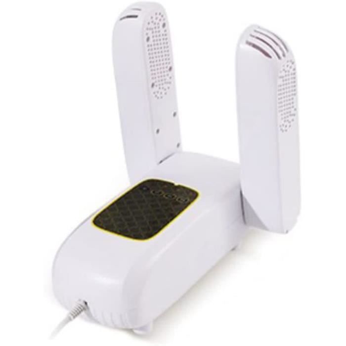 Sèche-chaussures électrique Forhome - Chauffage Rapide Pour Bottes, Chaussures De Sport, Gants - Élimine L’humidité Et Les Odeurs - Câble 1,2 M - Jaune Et Blanc