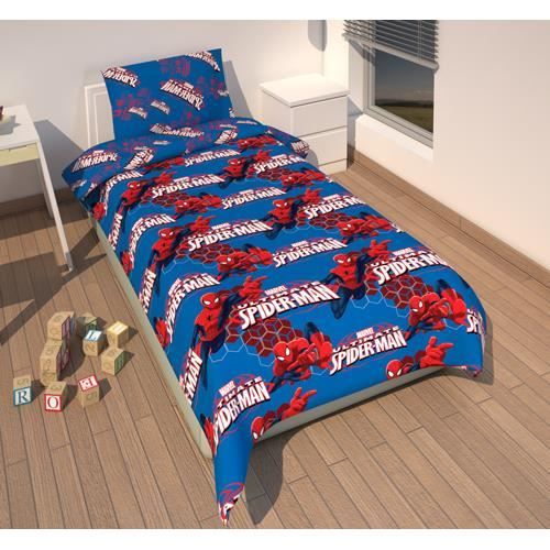 Taies D'oreiller 40x40 Cm Superman Et Spiderman - Lot De 2 - Polyester