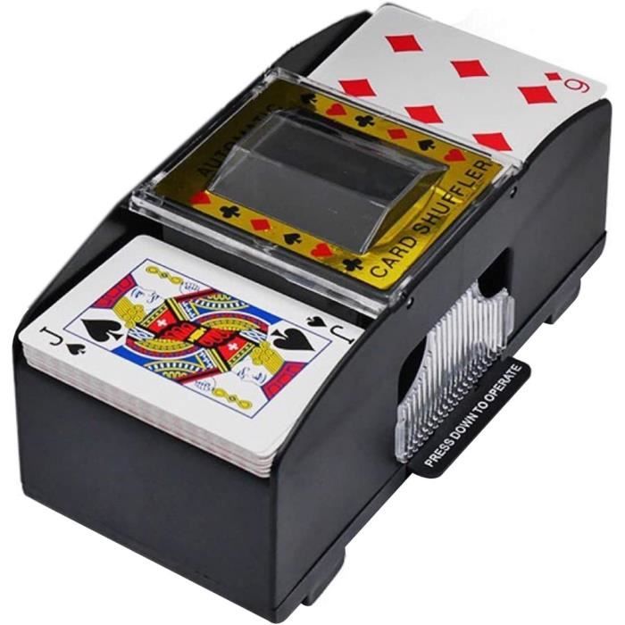 Mélangeur Automatique De Cartes Poker - Machine Électrique USB Ou Piles - Pour Soirées Jeux