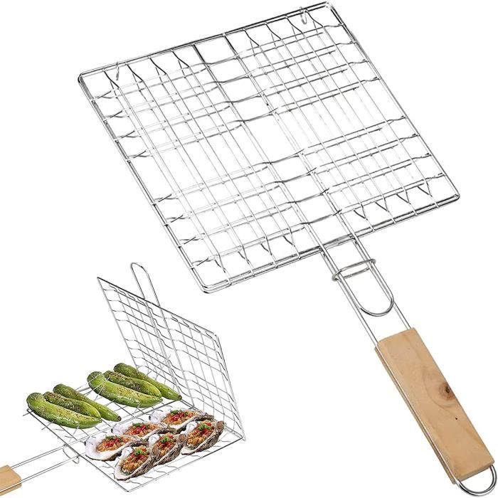 Poignée En Bois Résistant Au Feu Pour Poêle à Griller - Support Pour Poêle En Fonte, Barbecue Coréen - Protection Contre La Chaleur
