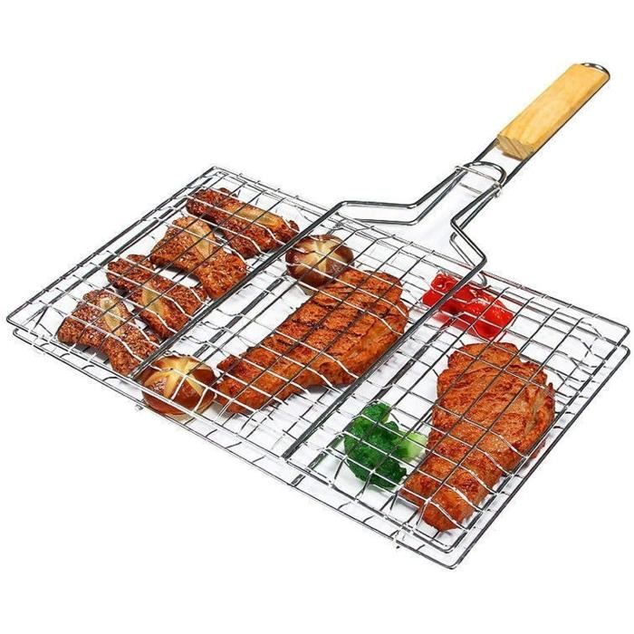 Grille souple ronde pour barbecue - 48cm