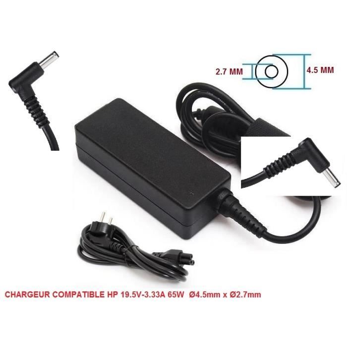 Caricabatterie HP Originale PPP009A – 19.5V 3.33A (Réf#H-052) – Usato Ma Garantito 12 Mesi