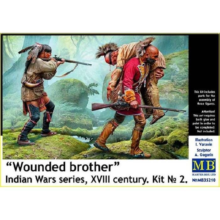 Master Box 35222 – Figure In Plastica 1:35 Indian Wars Series, Kit N. 4 Fair Exchange