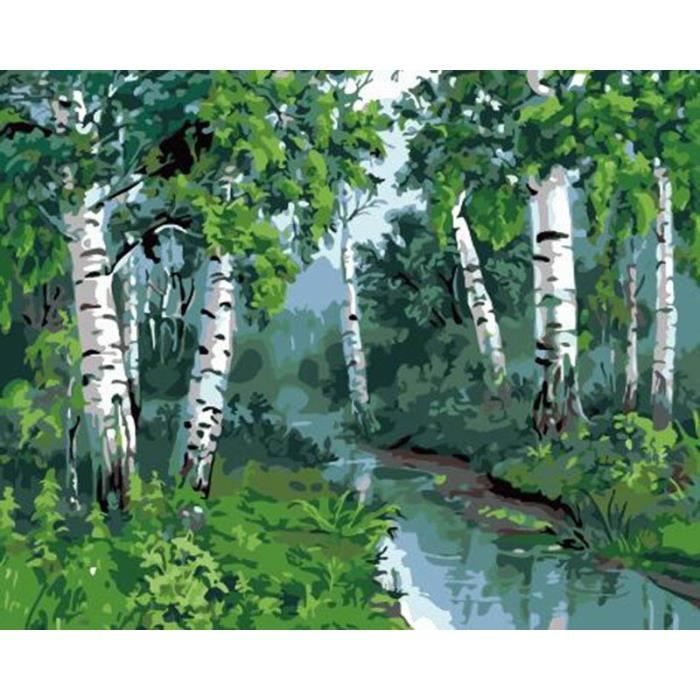 Peinture Par Numéros Bougimal – Paysage Urbain Lumineux 40x50 Cm – Toile Roulée, Pinceaux Améliorés