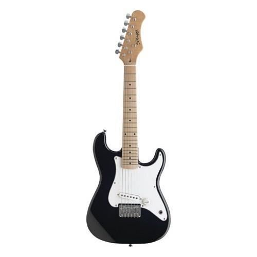 STAGG Guitare Electrique Junior S Noir