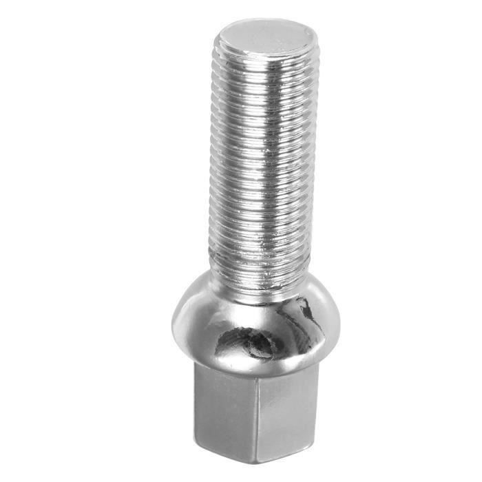 filetage 35 mm Longueur Rayon Siège 20 x Voiture Roue Boulons 17 mm Hex M14 X 1.5