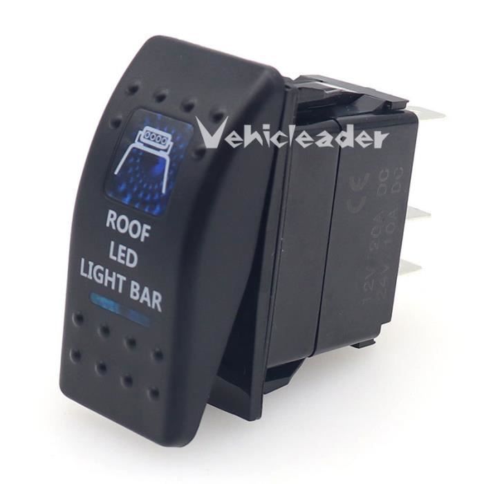 LED 12V 24V Commutateur à Bascule Interrupteur A Icône Voiture Bateau