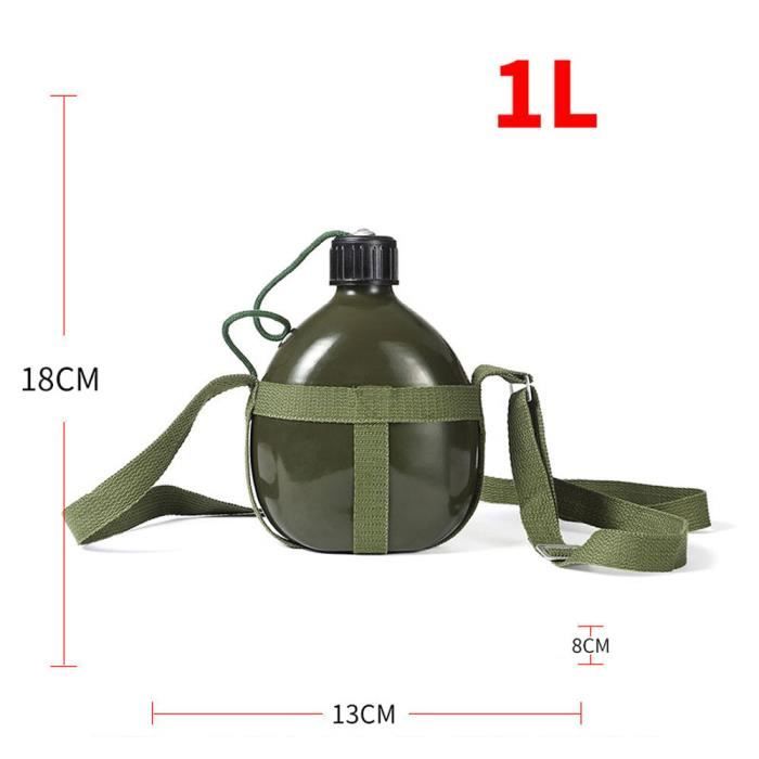 Gourde Militaire Aluminium Armée Italienne – Bidon 6 Litres, KENTIA S.R.L., Vintage
