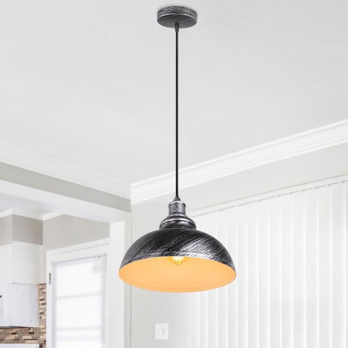 U-Do Lustre Suspension Industrielle Vintage Lampe de Plafonniers pour Cuisine Salle à manger Salon Chambre Restaurant E27