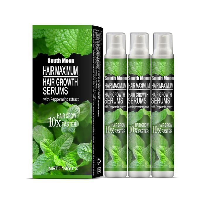 3 pièces - Spray à base de plantes naturelles pour la croissance des  cheveux, Essence de renaissance des chev